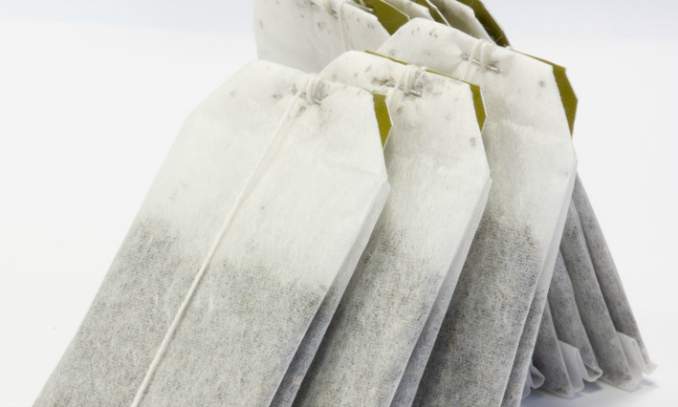 saquinhos Chá de camomila para acabar com as espinhas e acnes do rosto